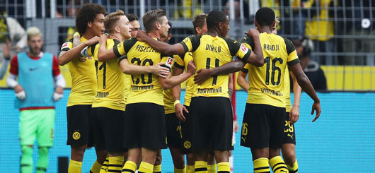 Jubelnde Dortmunder Jubelnde Dortmunder